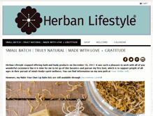 Tablet Screenshot of herbanlifestyle.com